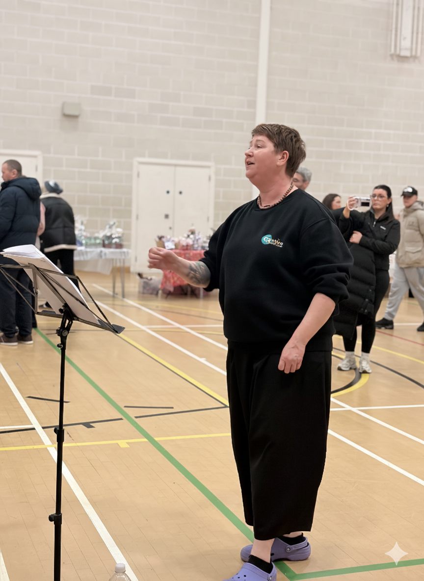 Music workshop in progress